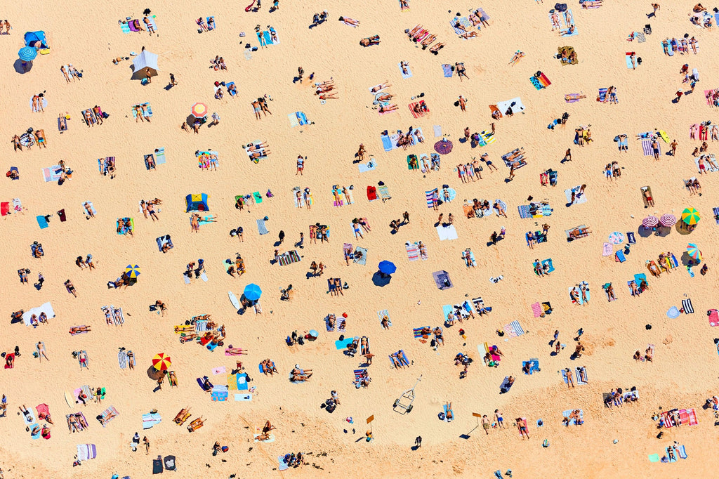 Bondi Beach Sunbathers, Horizontal Print - source print