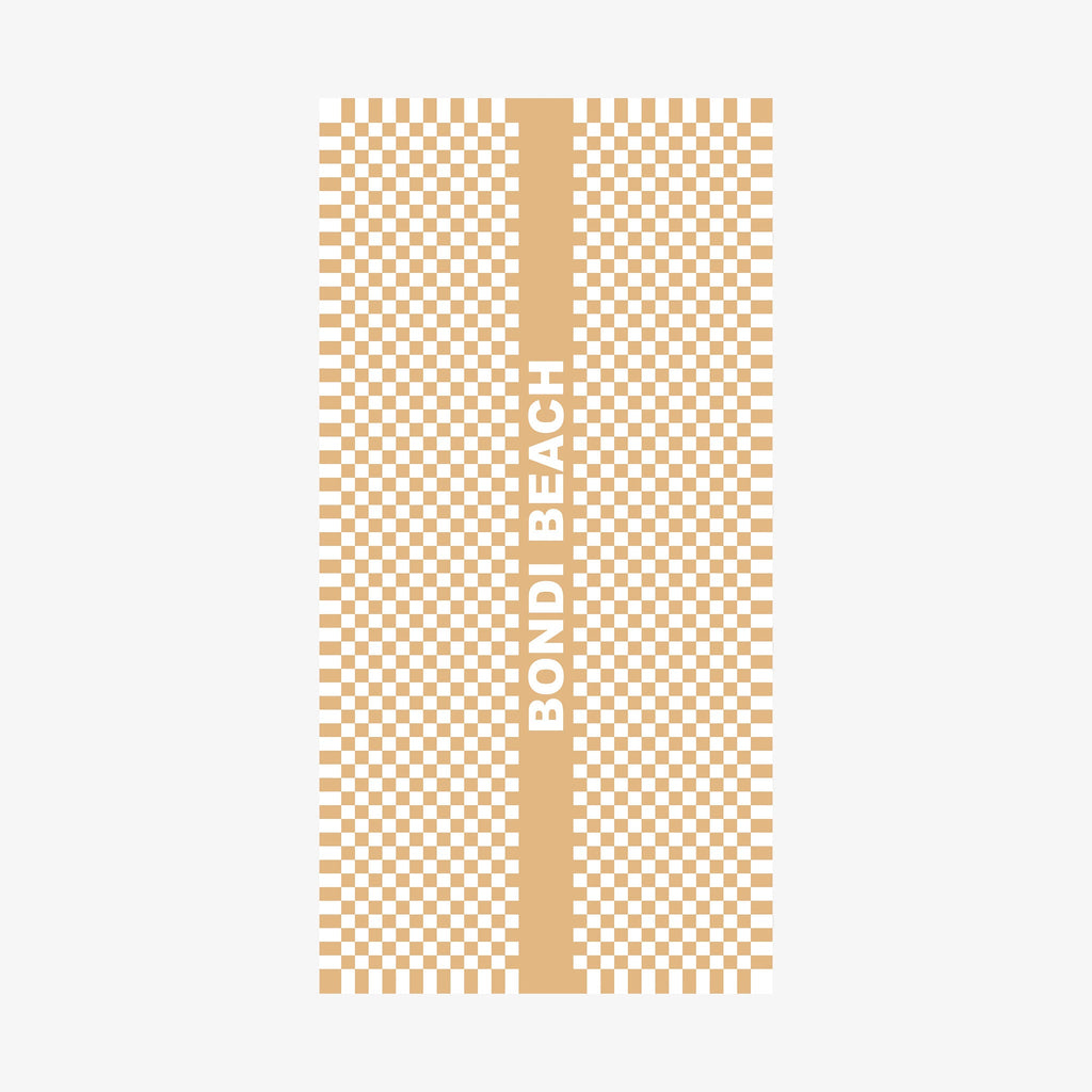 Bondi Shoreline Quick-Dry Beach Towel