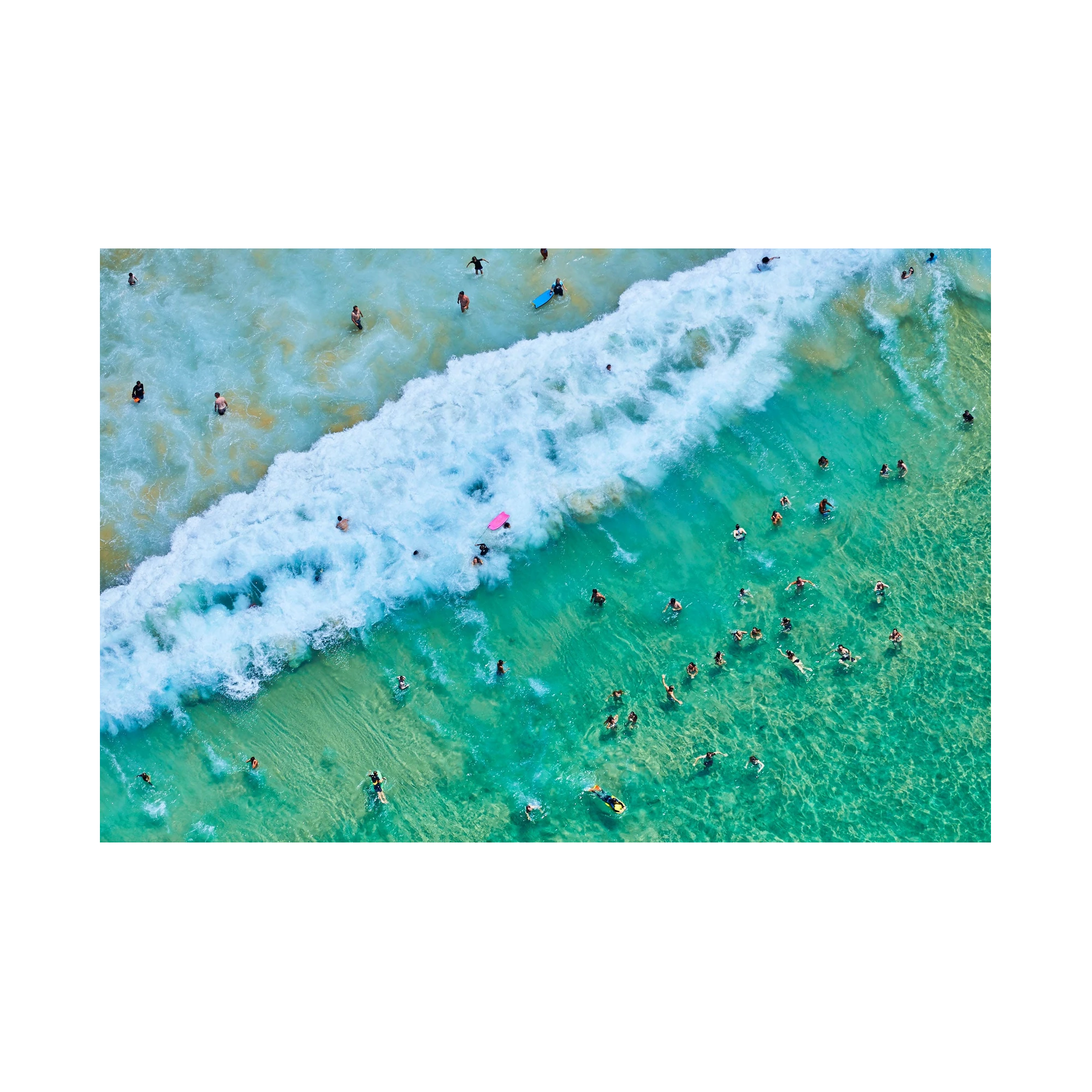 Bondi Swimmers, Horizontal Print, print only