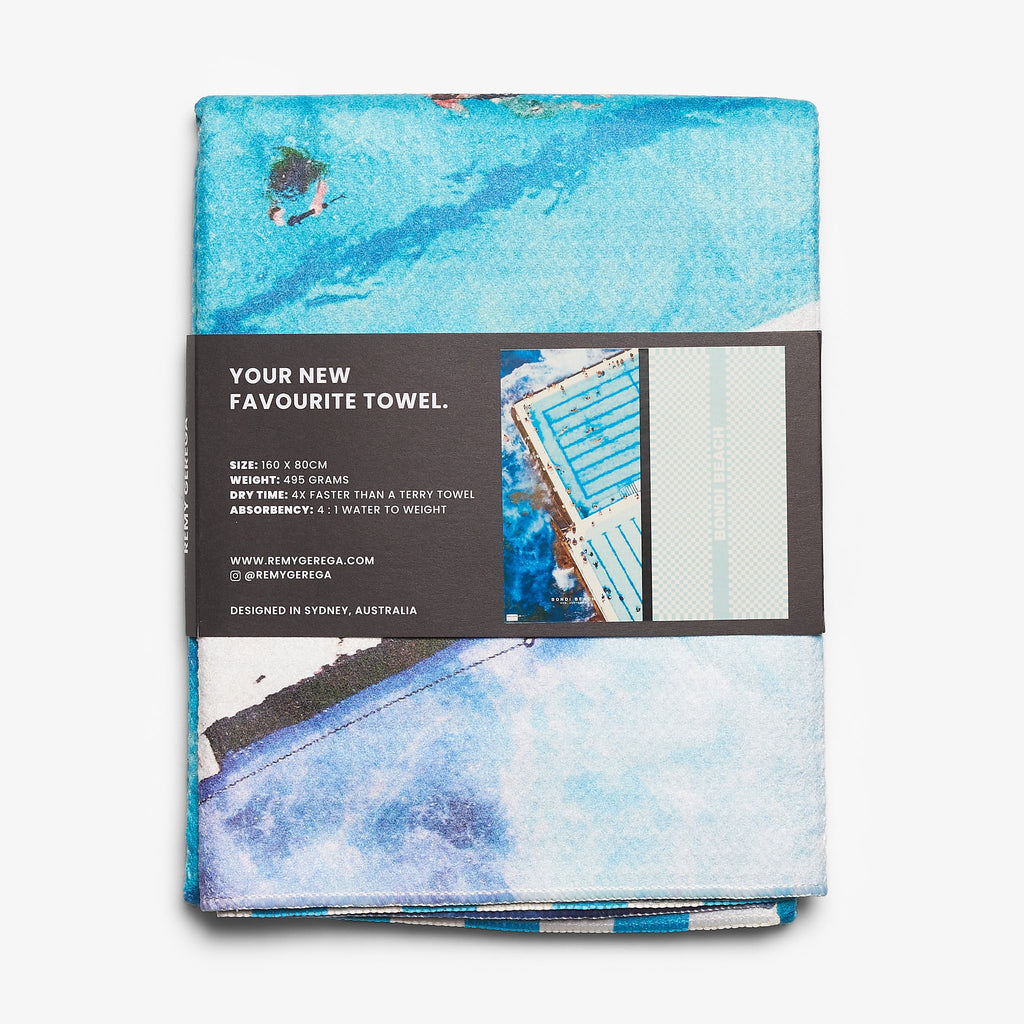 Bondi Swimmers Quick-Dry Beach Towel