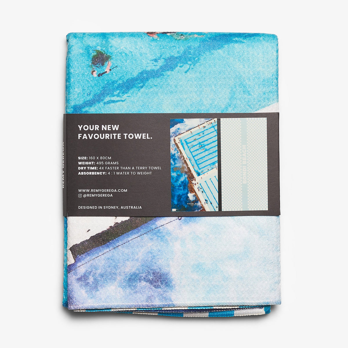 Bondi Swimmers Quick-Dry Beach Towel