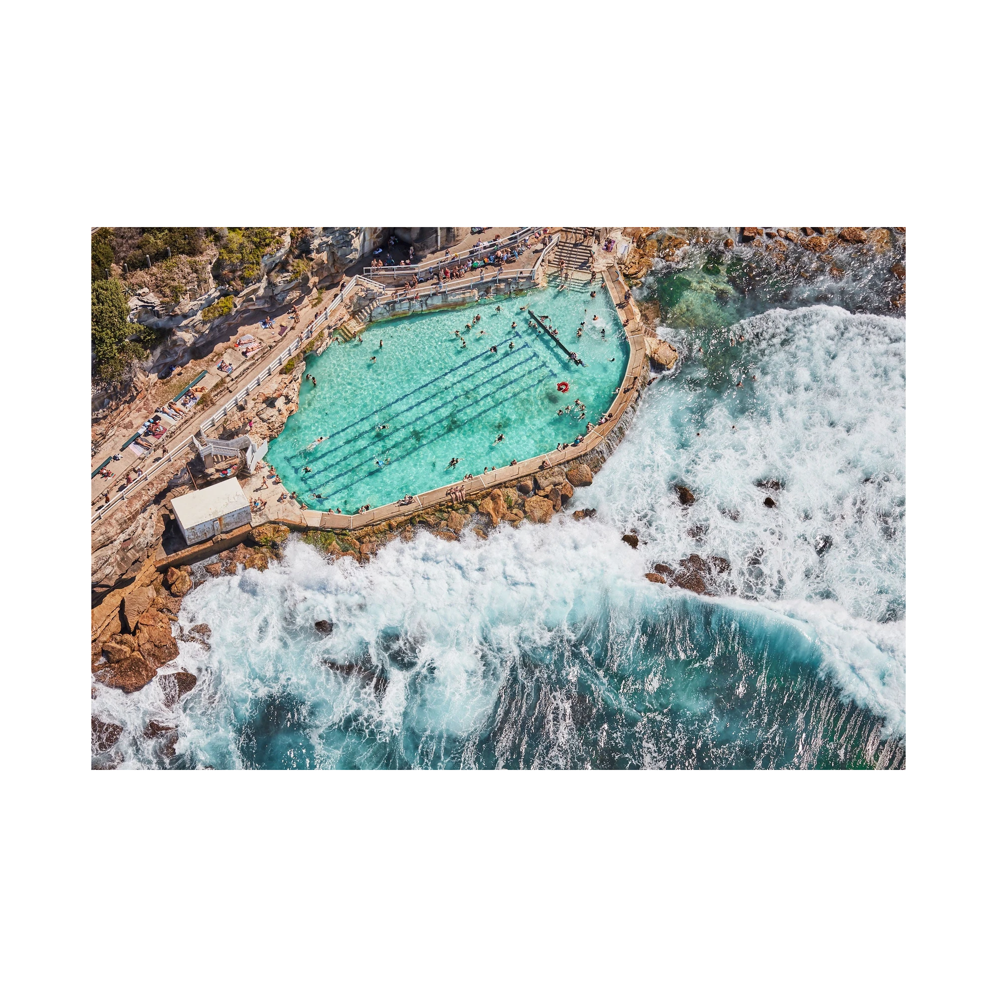 Bronte Baths, Horizontal Print, print only