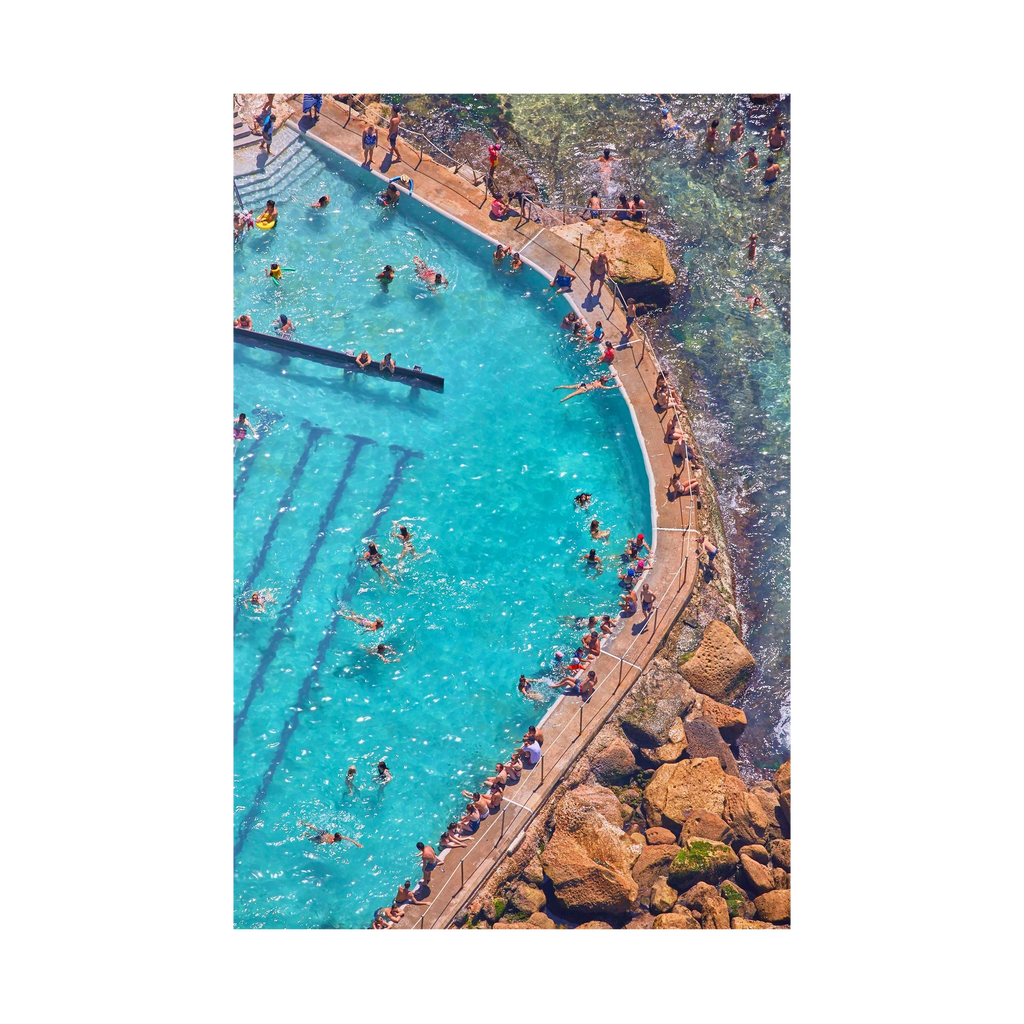 Bronte Baths, Vertical Print, print only