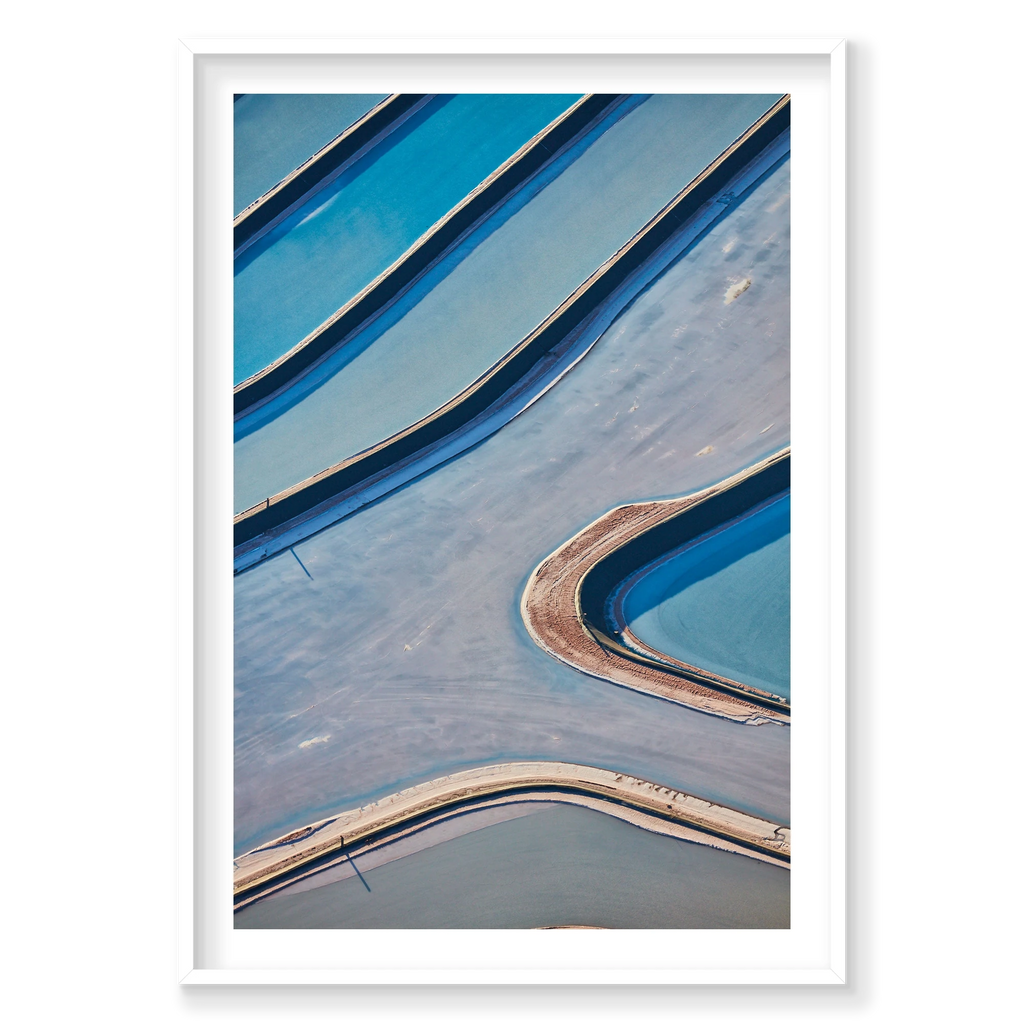 Calcination, Moab, Portrait Print, white Victorian Ash frame