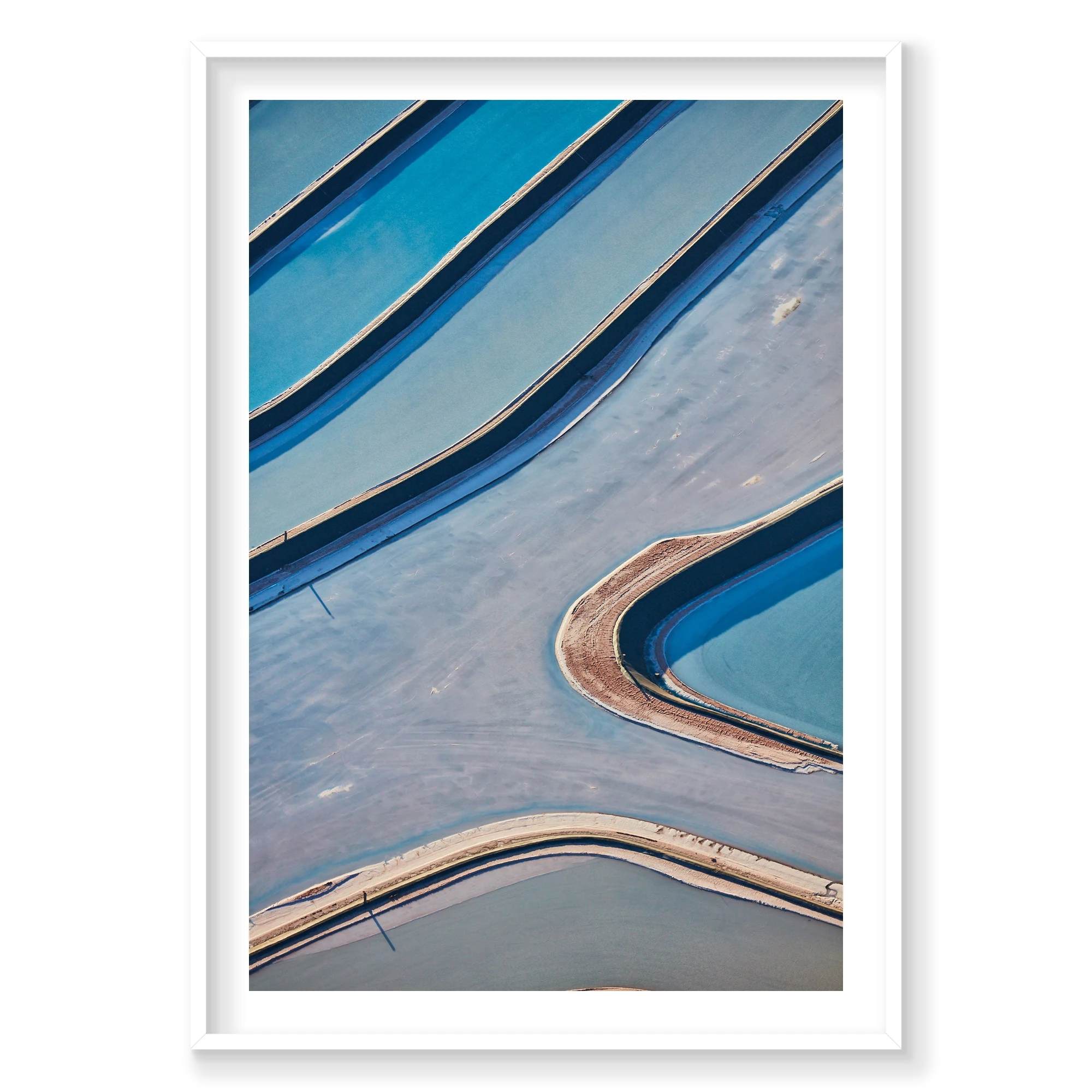 Calcination, Moab, Portrait Print, white Victorian Ash frame