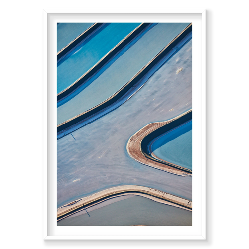 Calcination, Moab, Portrait Print, white Victorian Ash frame
