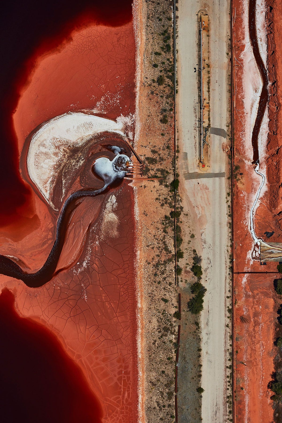 Chemical Spill, Western Australia, Vertical Print - source print