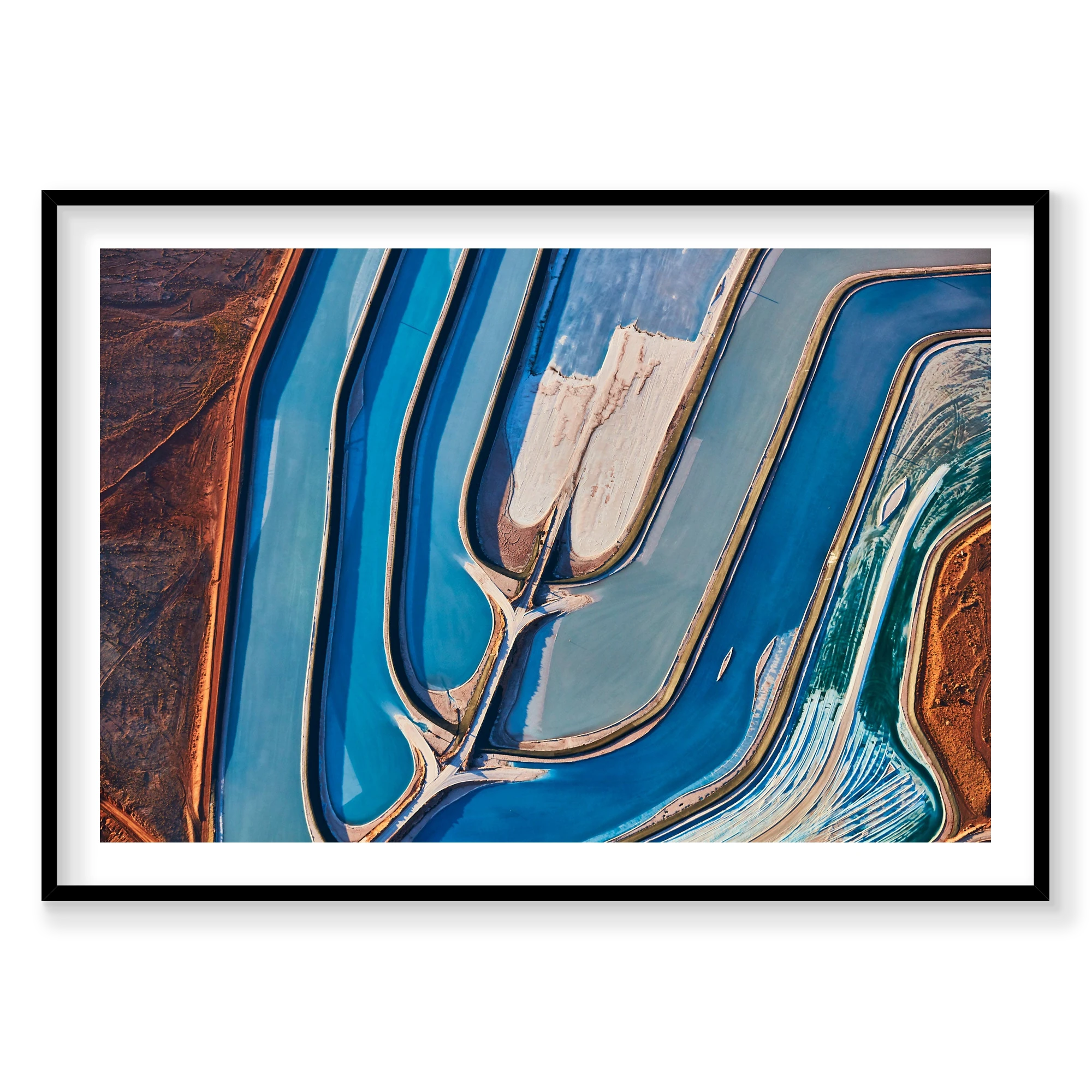 Chloride, Moab, Horizontal Print, black Victorian Ash frame
