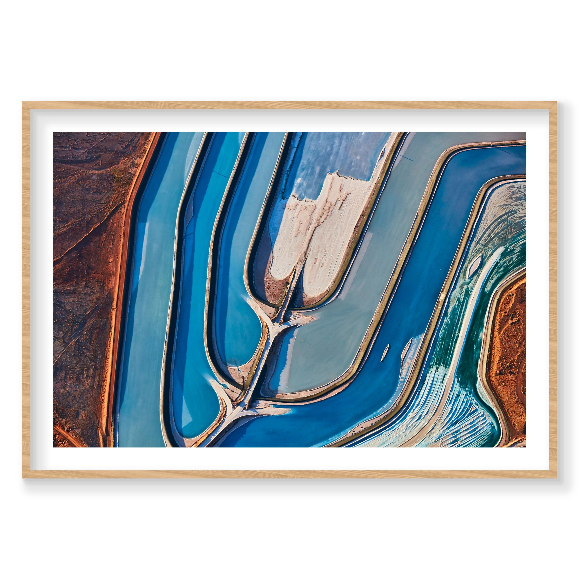 Chloride, Moab, Horizontal Print, natural Victorian Ash frame