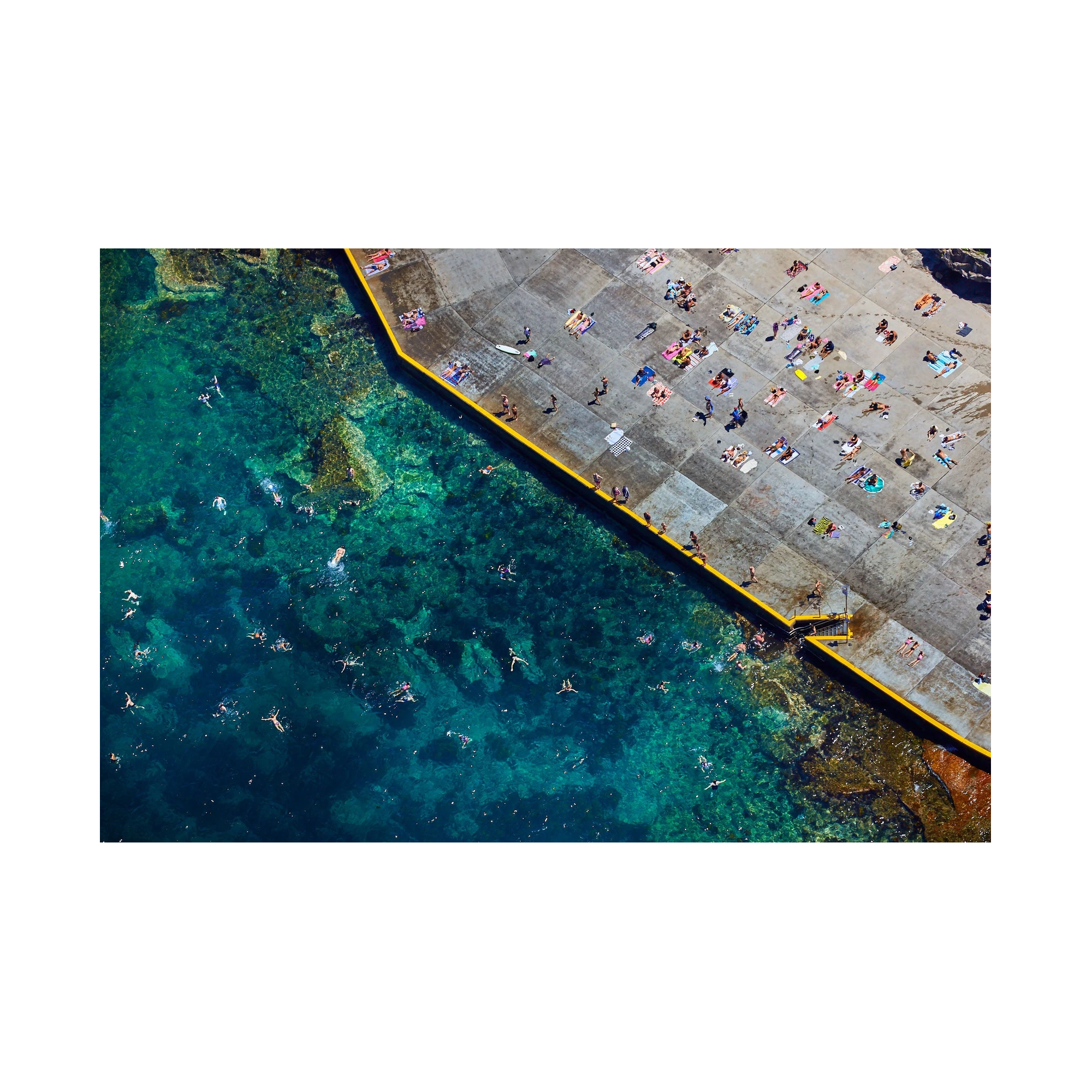 Clovelly Beach, Horizontal Print, print only