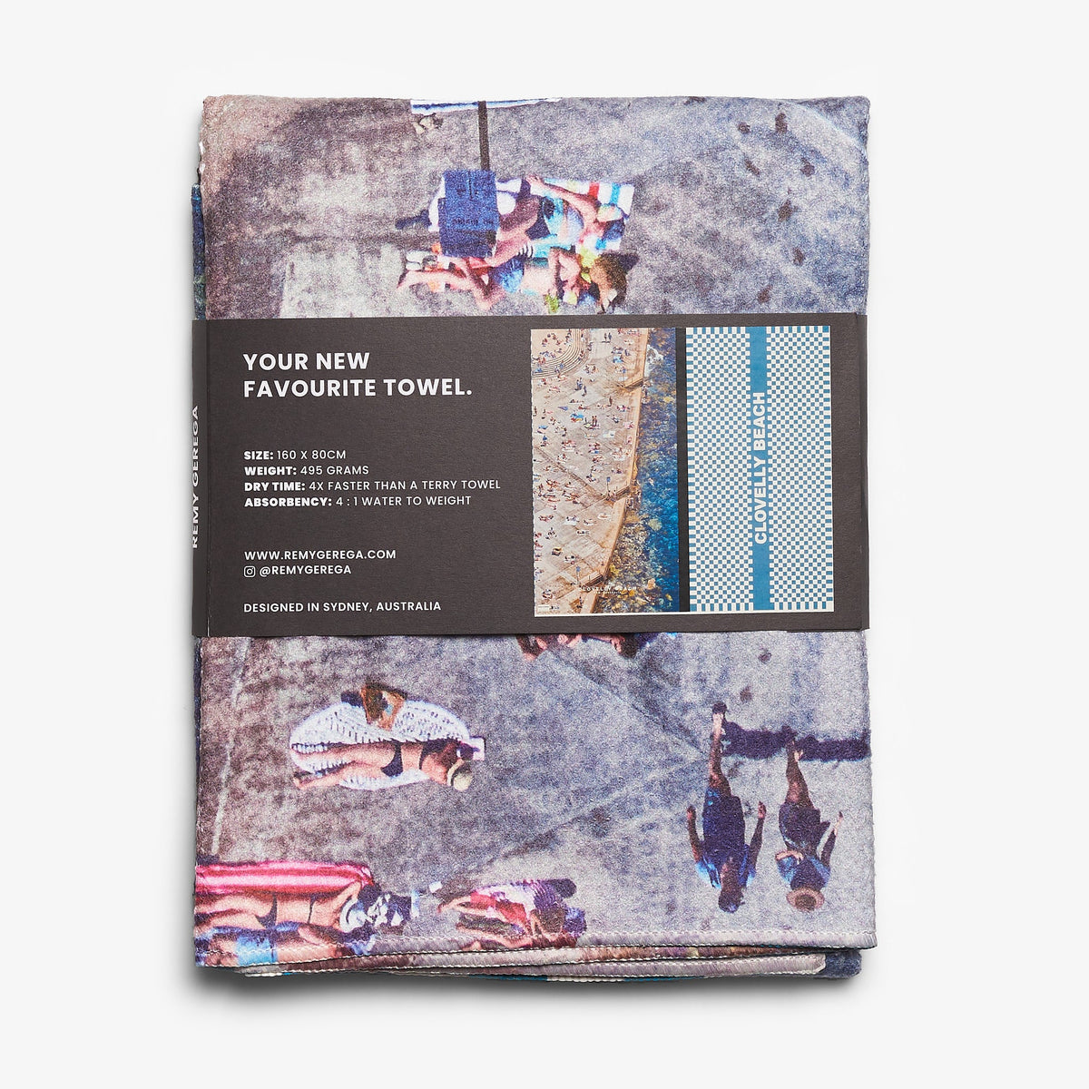 Clovelly Quick-Dry Beach Towel