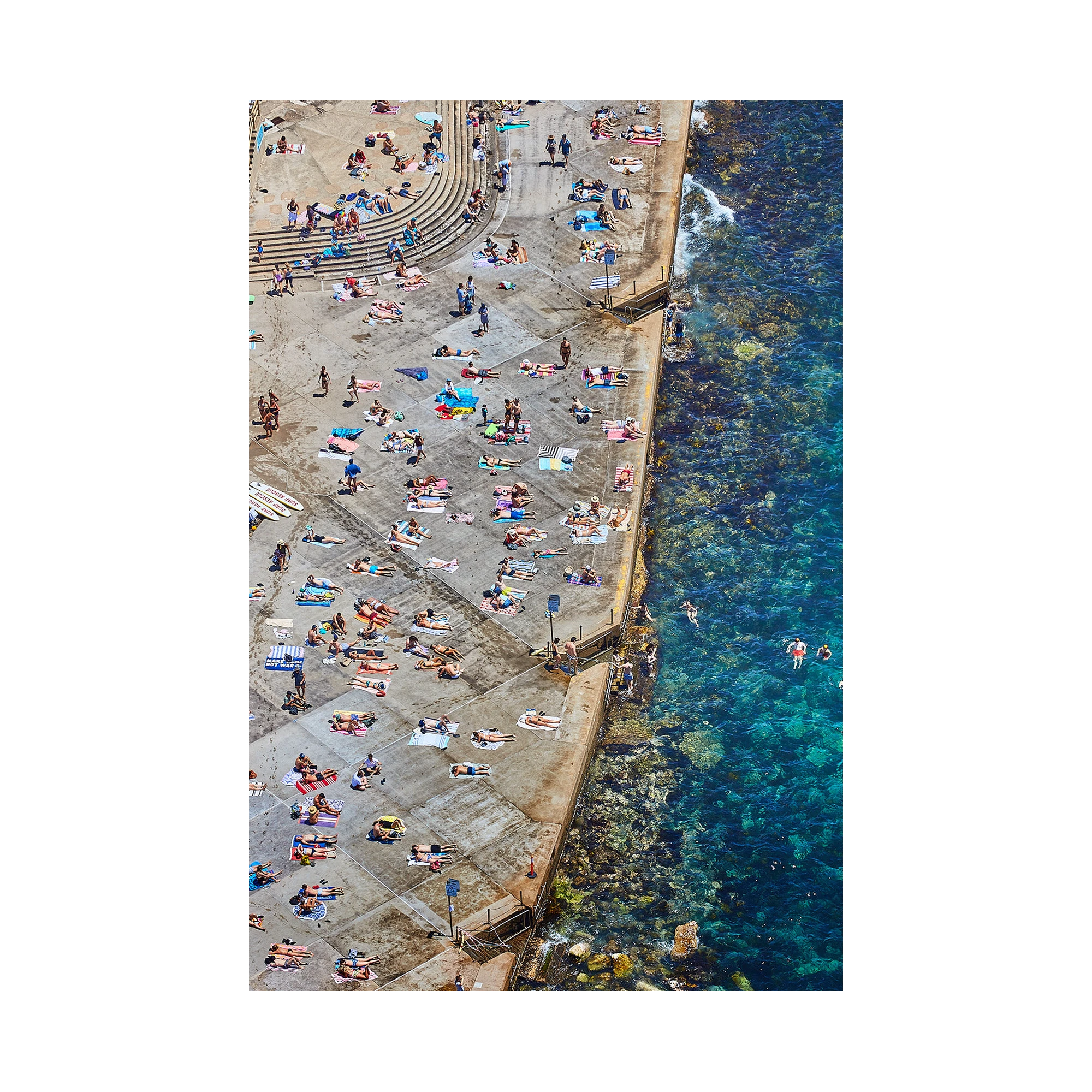 Clovelly Stairs, Portrait Print, print only