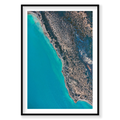 Coastline, Carrarang, Vertical Print, black Victorian Ash frame