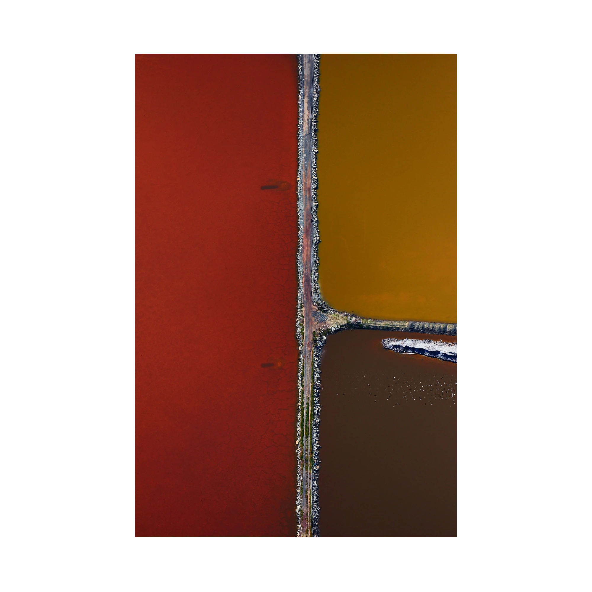 Compartments, San Francisco Bay, Vertical Print, print only