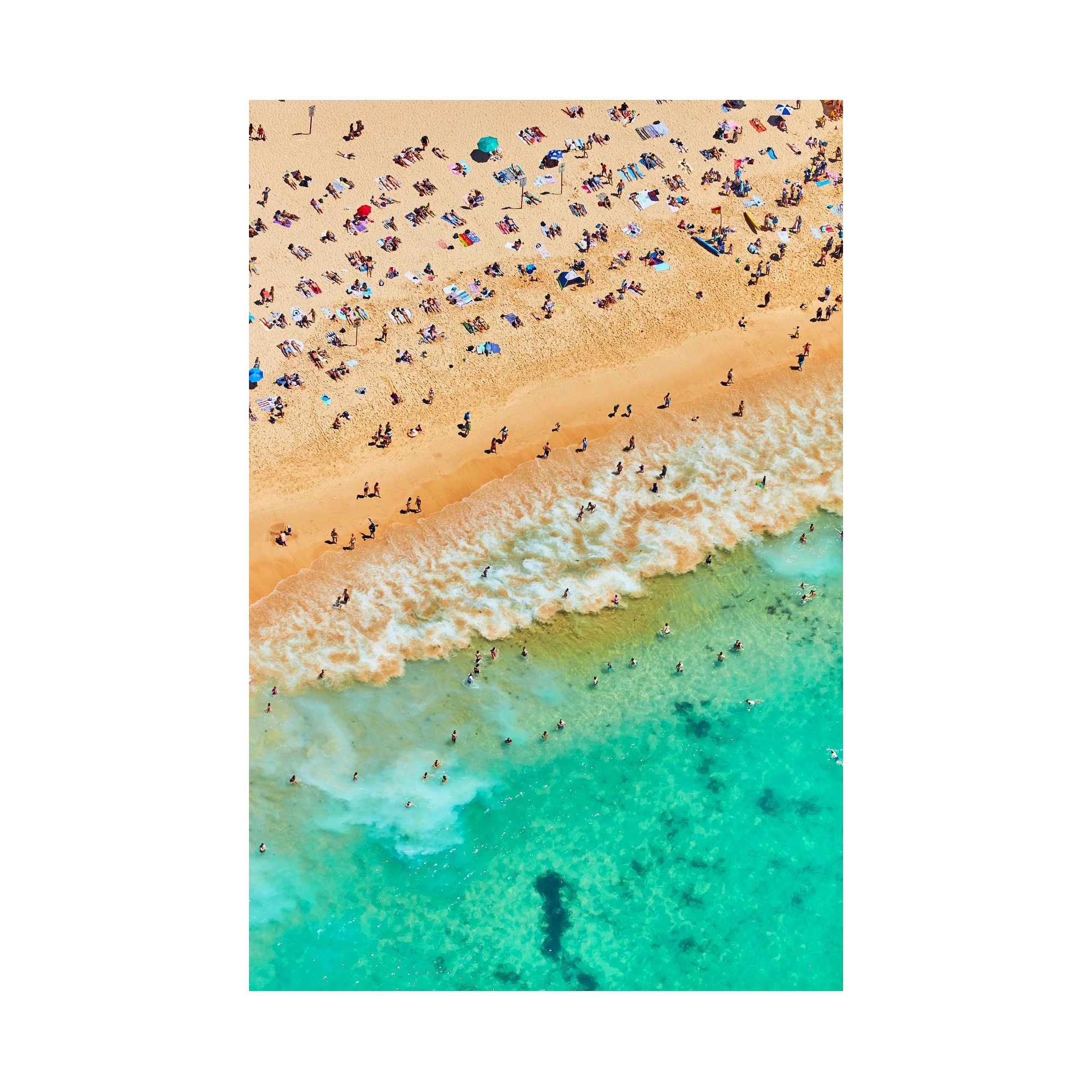 Coogee Beach, Vertical Print, print only