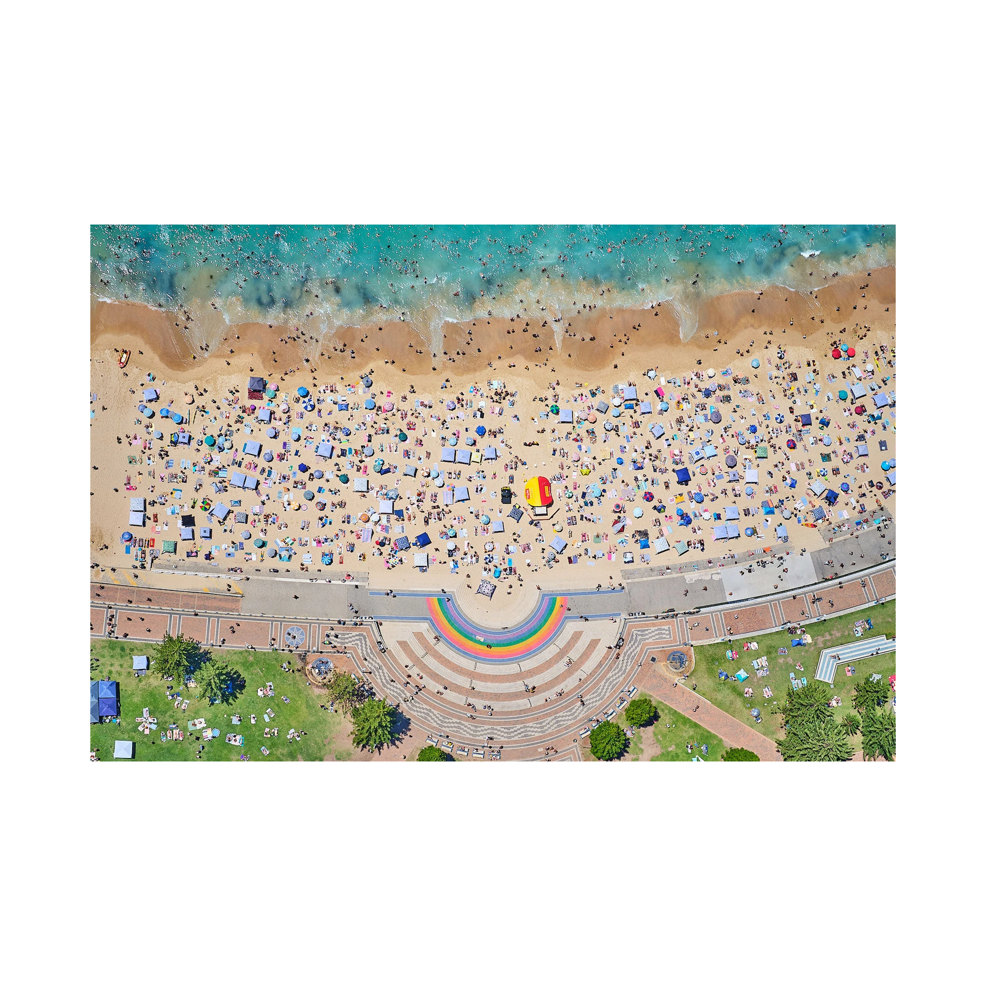 Coogee Rainbow, Horizontal Print, print only