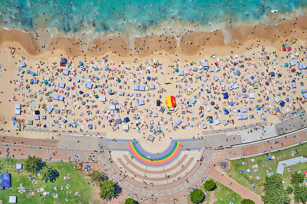 Coogee Rainbow, Horizontal Print - source print