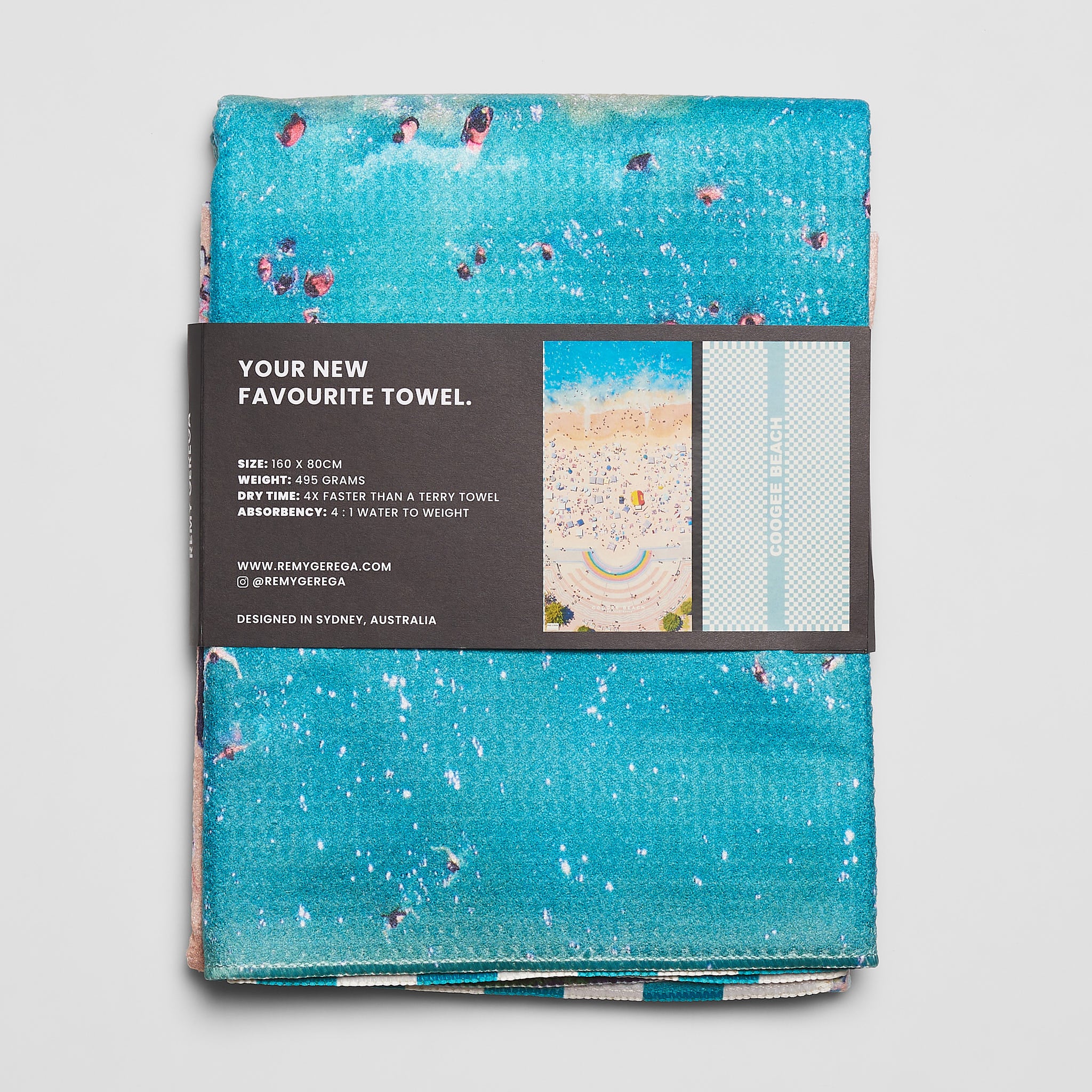 Coogee Beach Quick-Dry Beach Towel