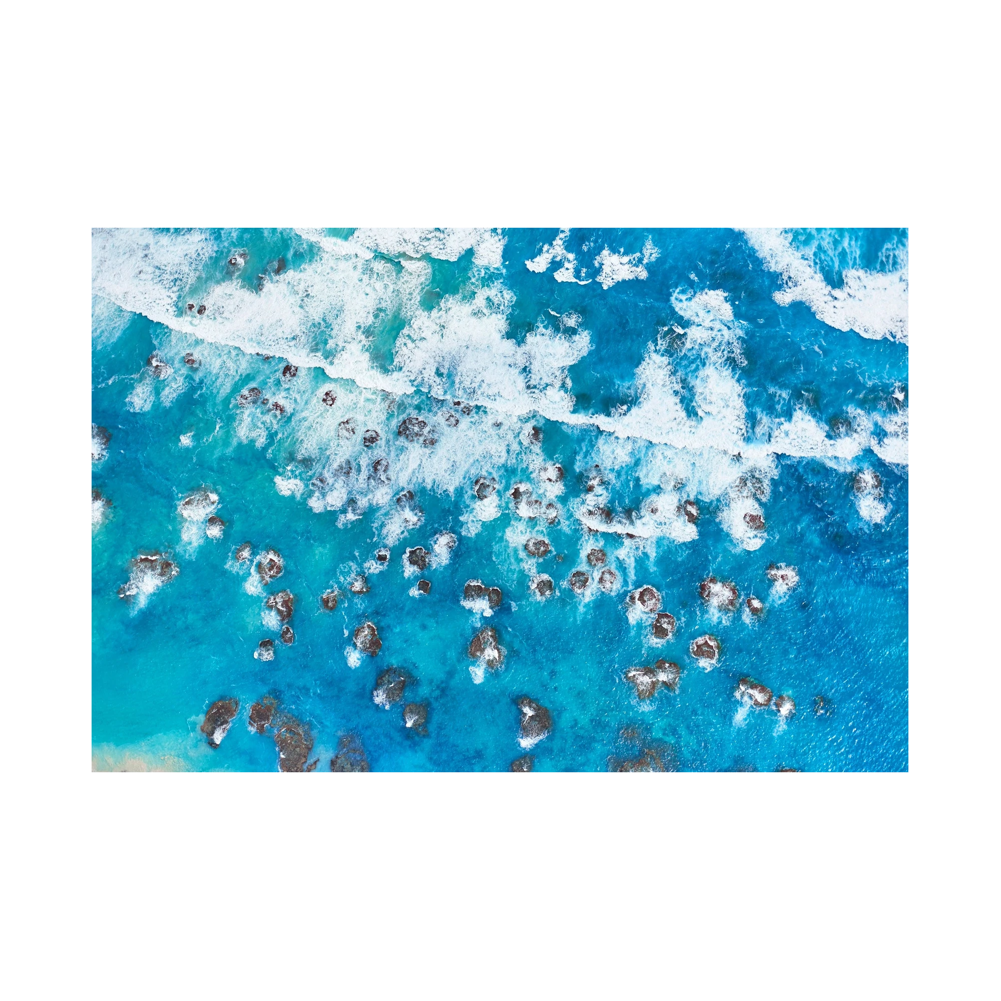 Crashing Waves, Kalbarri, Horizontal Print, print only