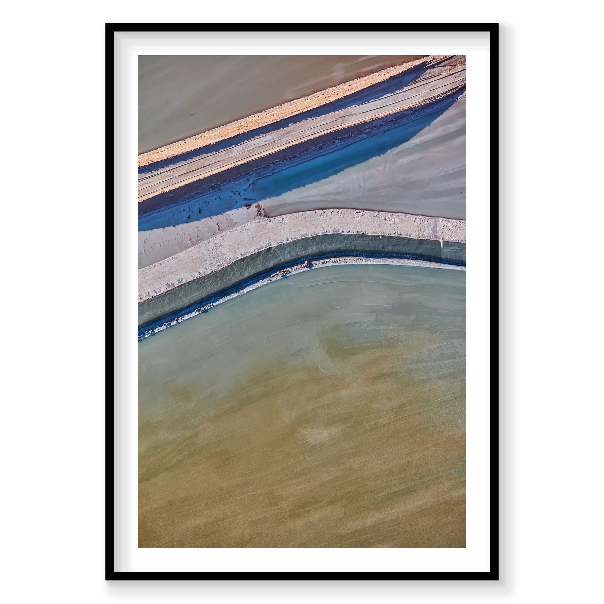 Crest, Moab, Portrait Print, black Victorian Ash frame