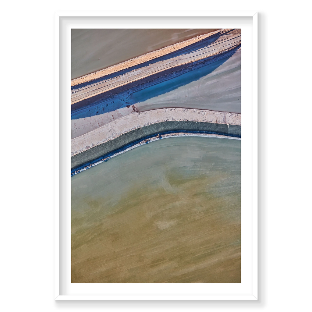 Crest, Moab, Portrait Print, white Victorian Ash frame