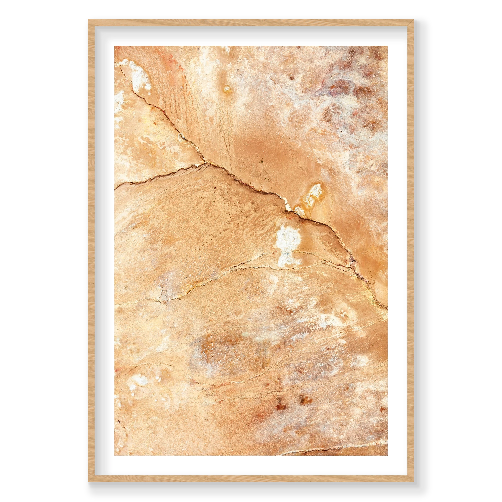 Crevice, Iceland, Vertical Print, natural Victorian Ash frame