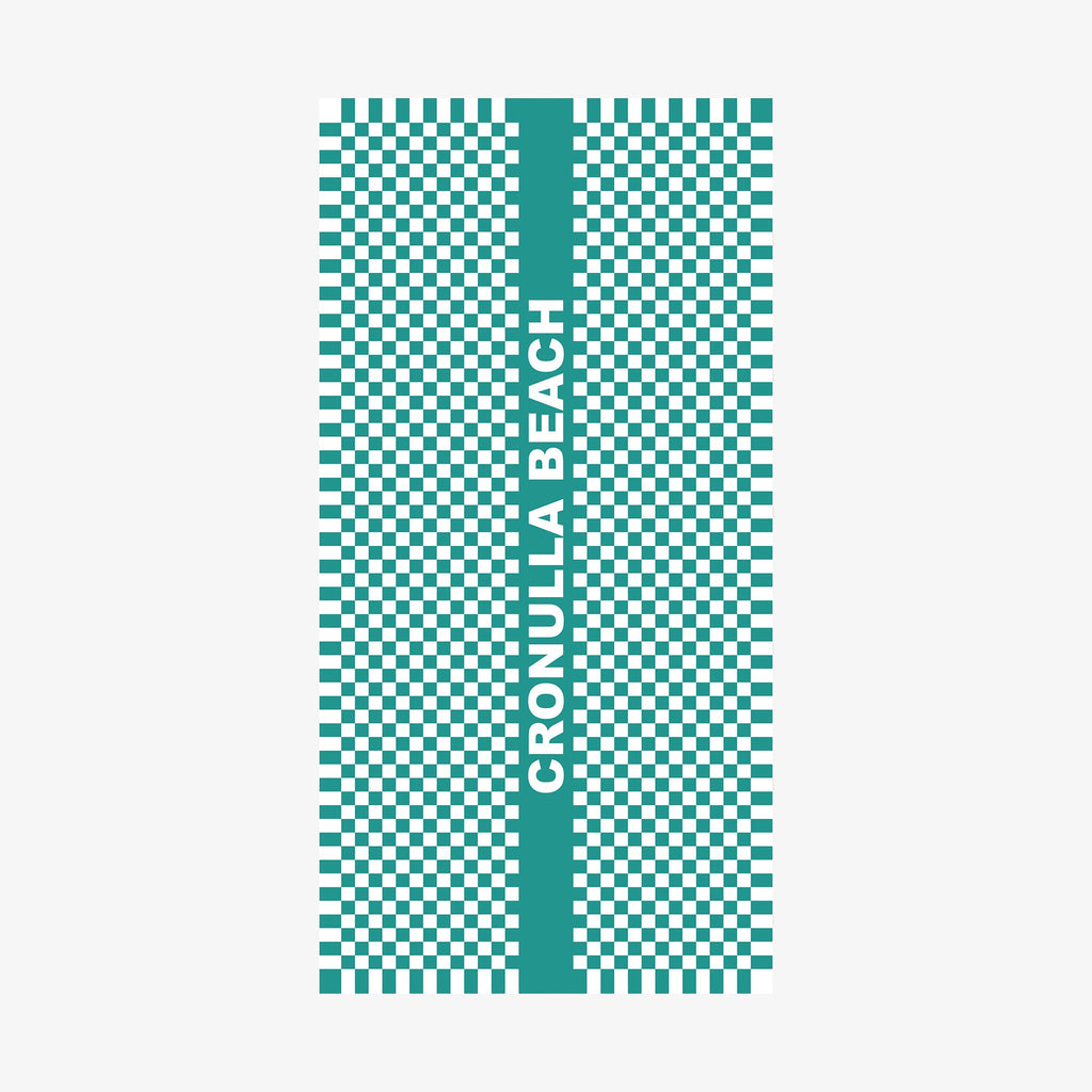 Cronulla Beach Quick-Dry Beach Towel