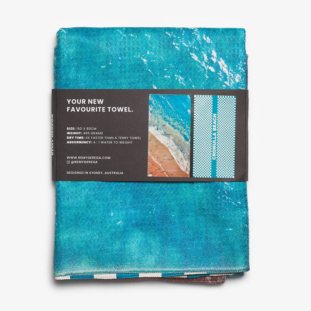 Cronulla Beach Quick-Dry Beach Towel