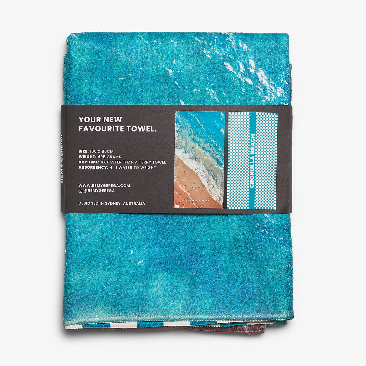 Cronulla Beach Quick-Dry Beach Towel