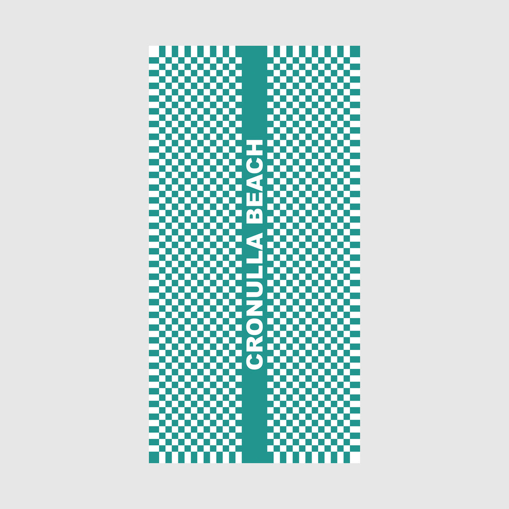 Cronulla Beach Quick-Dry Beach Towel