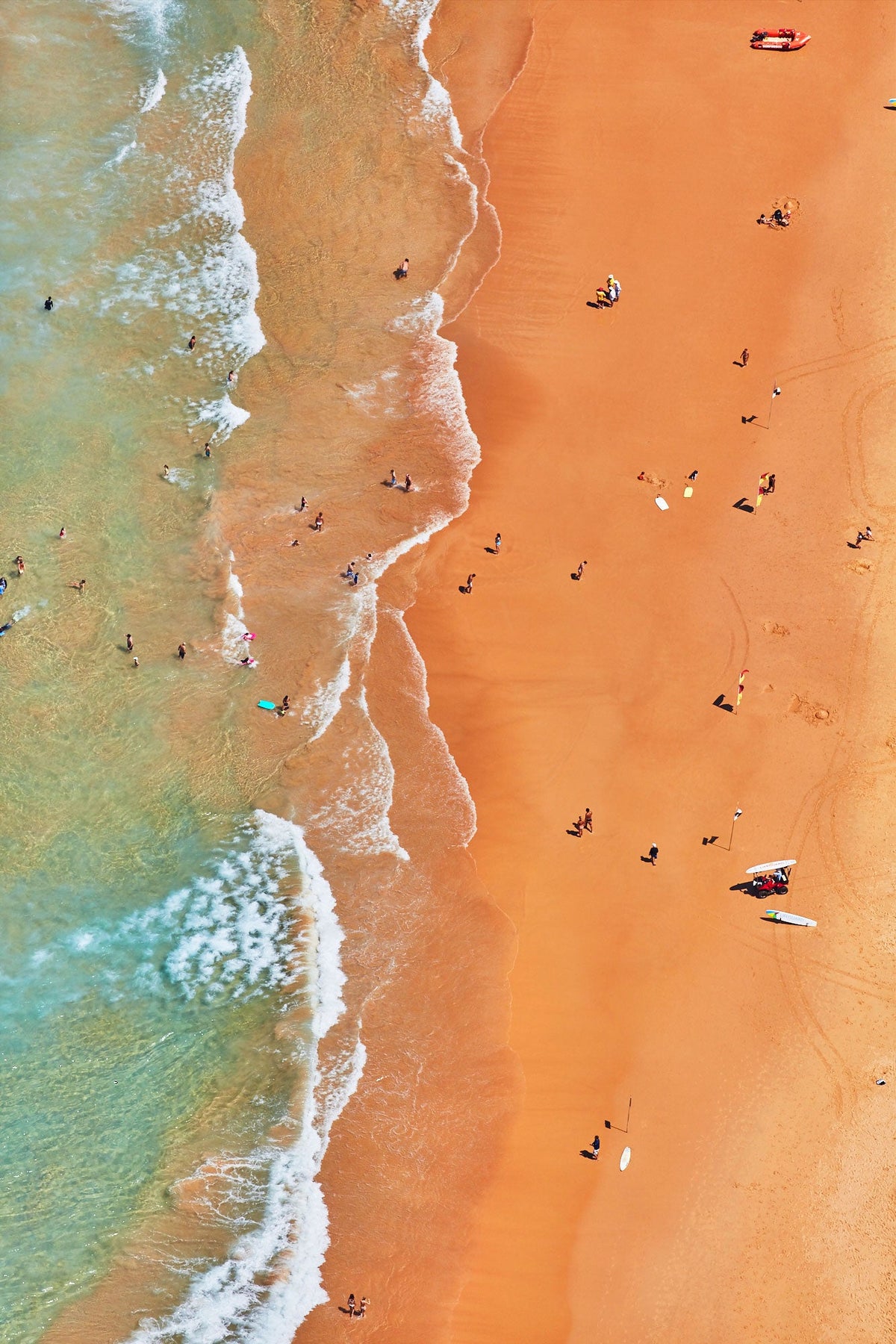 Curl Curl  Beach, Vertical Print - source print