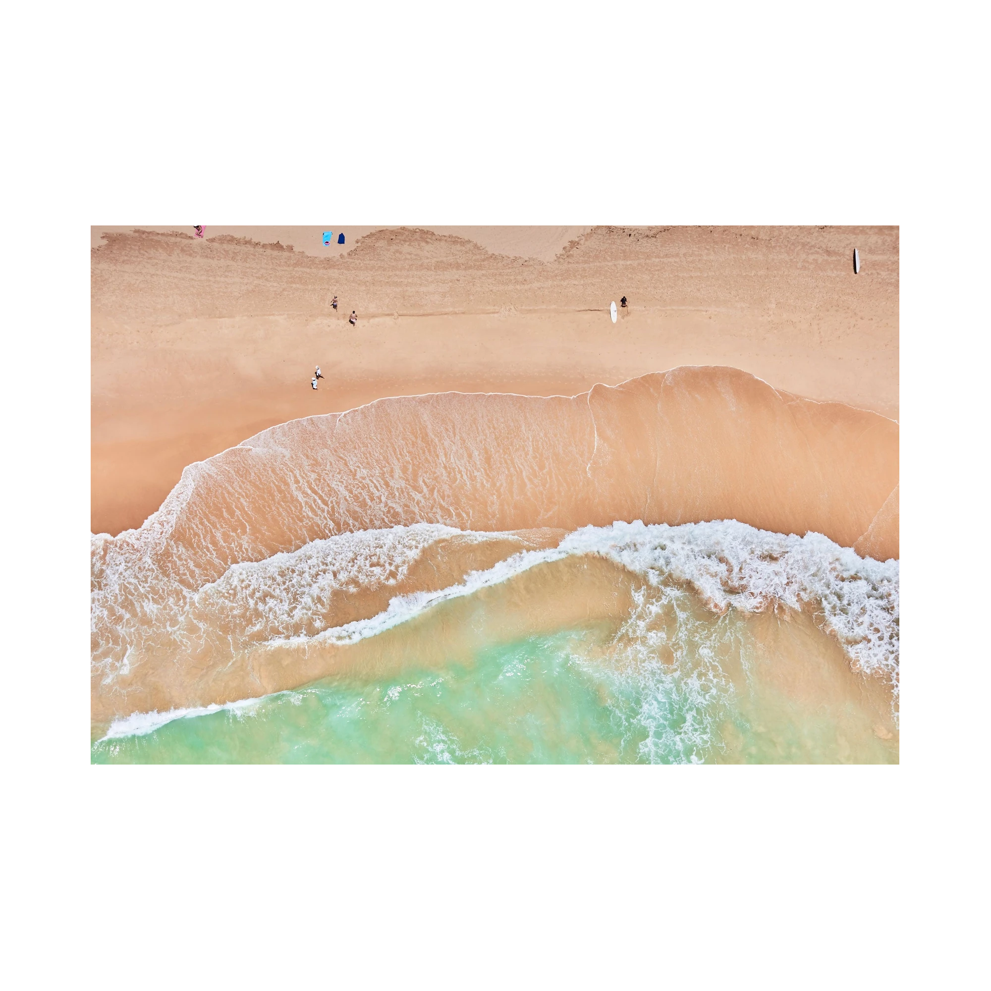 Curl Curl Beach, Horizontal Print, print only