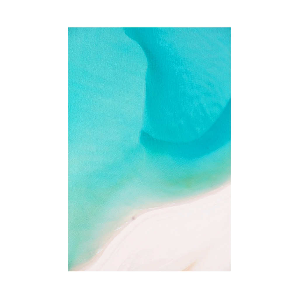 Currents, Whitehaven Beach, Vertical Print, print only