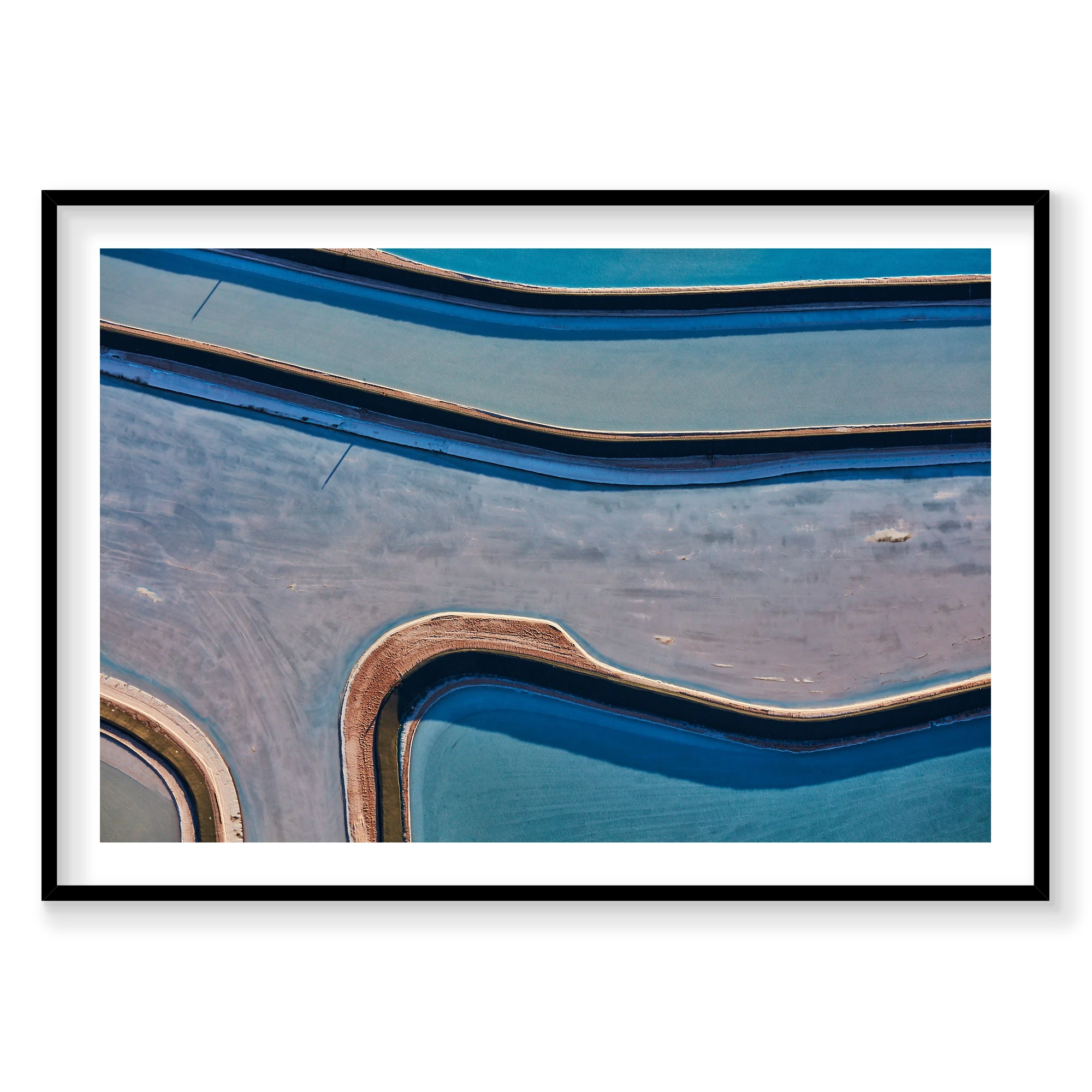 Curvature, Moab, Landscape Print, black Victorian Ash frame