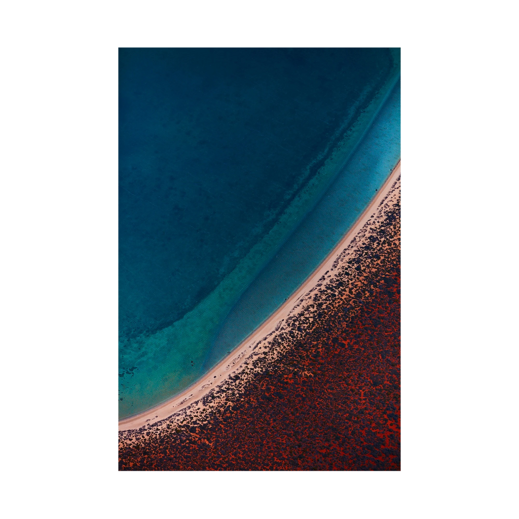 Deep Waters, Shark Bay, Vertical Print, print only