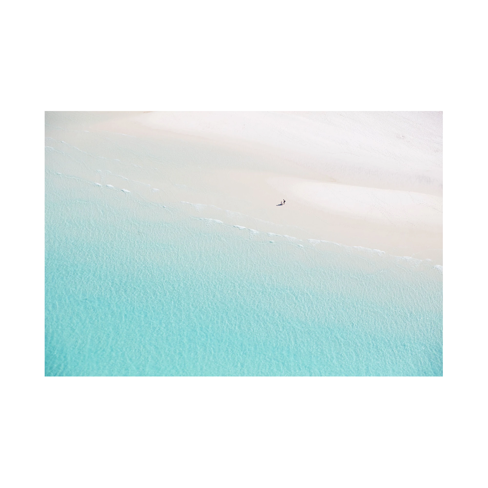 Deserted, Whitehaven Beach, Horizontal Print, print only