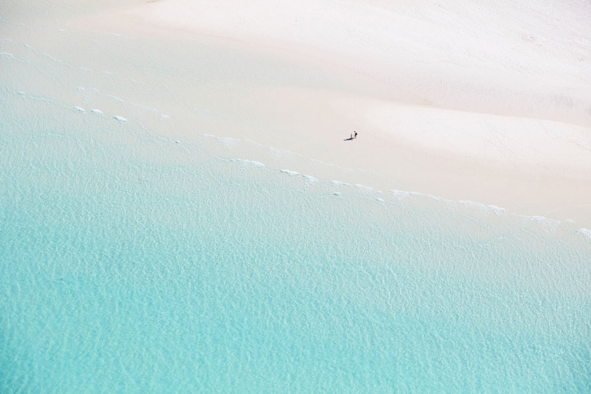 Deserted, Whitehaven Beach, Horizontal Print