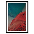 Eagle, Shark Bay, Vertical Print, black Victorian Ash frame