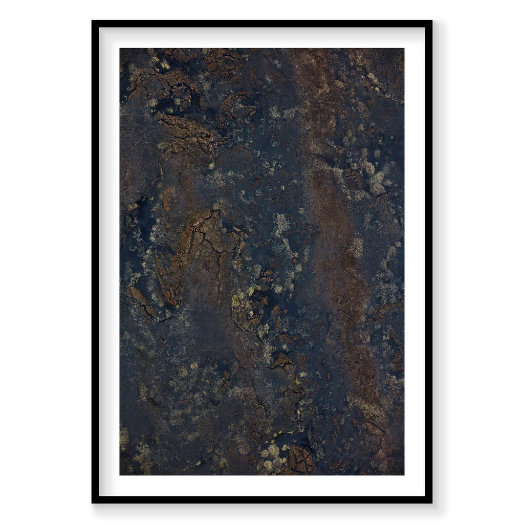 Earth, Iceland, Vertical Print, black Victorian Ash frame
