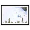 Easy Rider Express, Lake Tahoe, Horizontal Print, black Victorian Ash frame