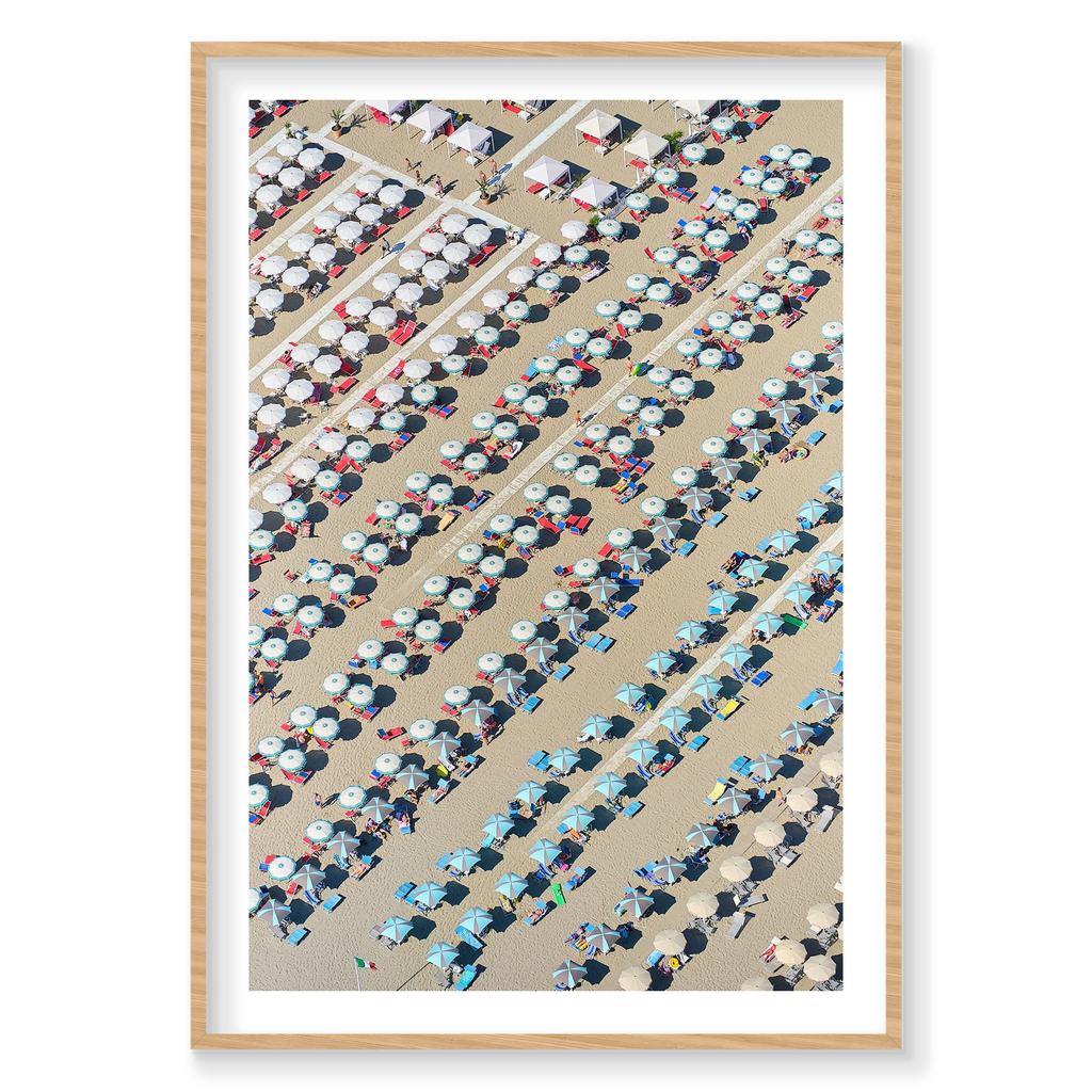 Endless, Italy, Vertical Print, natural Victorian Ash frame