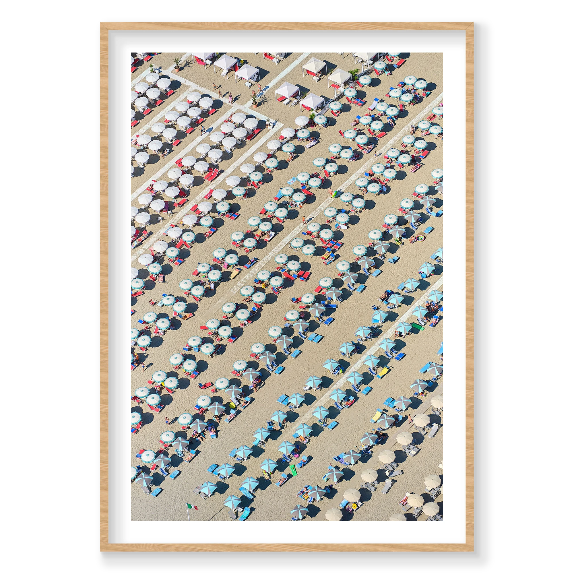 Endless, Italy, Vertical Print, natural Victorian Ash frame