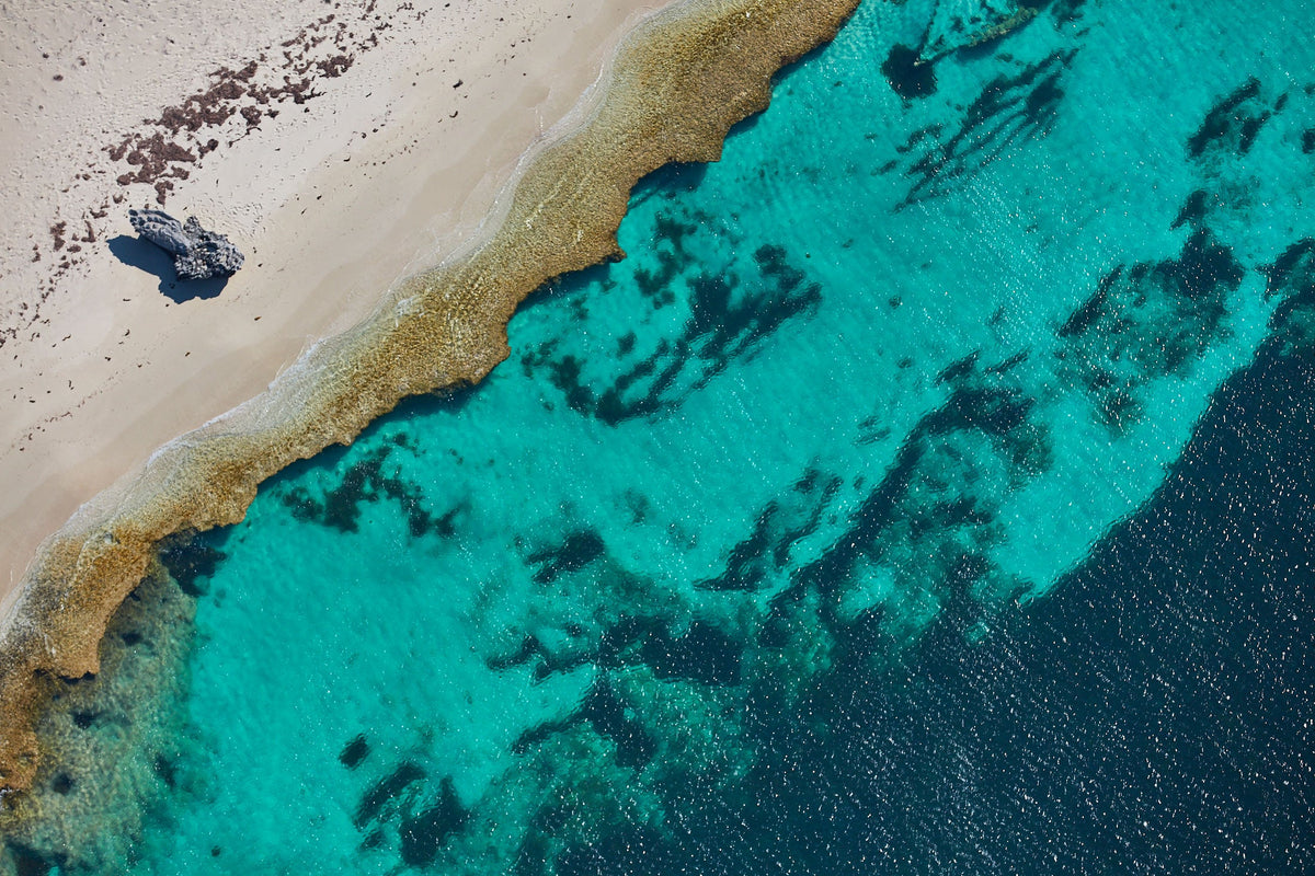 Eroded, Rottnest Island, WA, Horizontal Print - source print