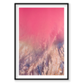 Fading, Hutt Lagoon, Vertical Print, black Victorian Ash frame
