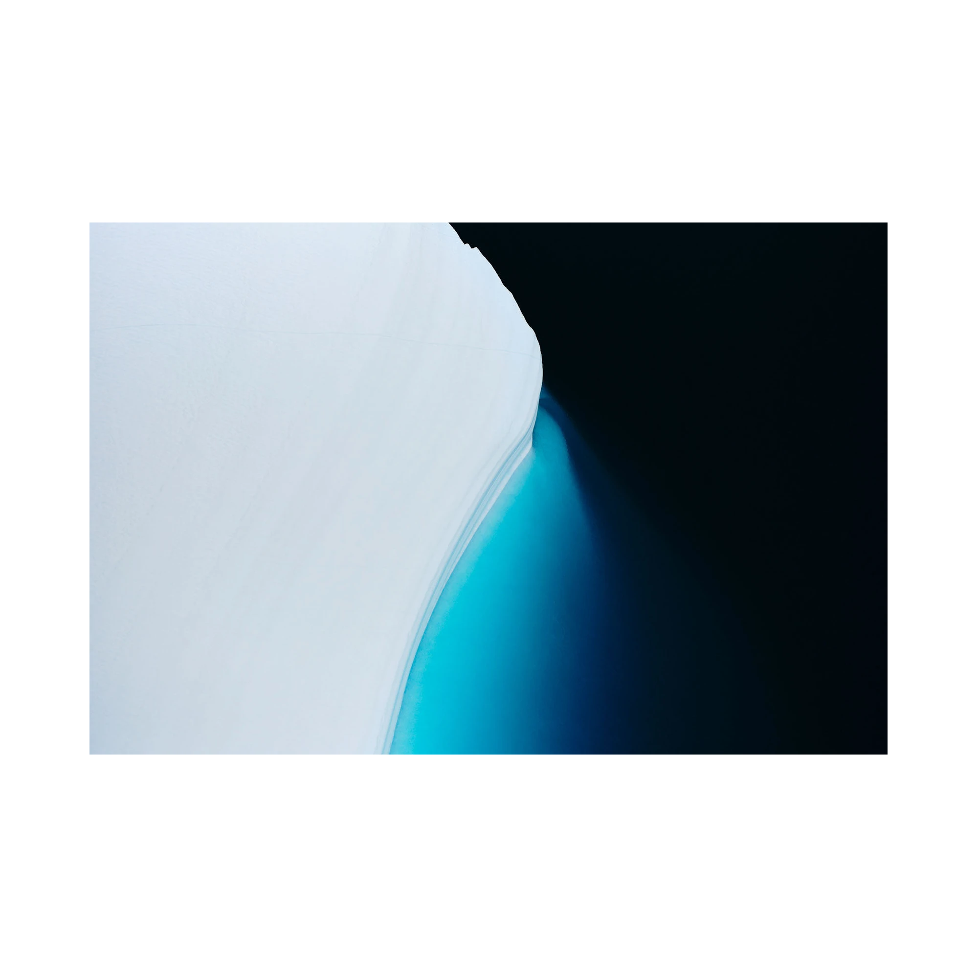Fade To Black, Greenland, Horizontal Print, print only