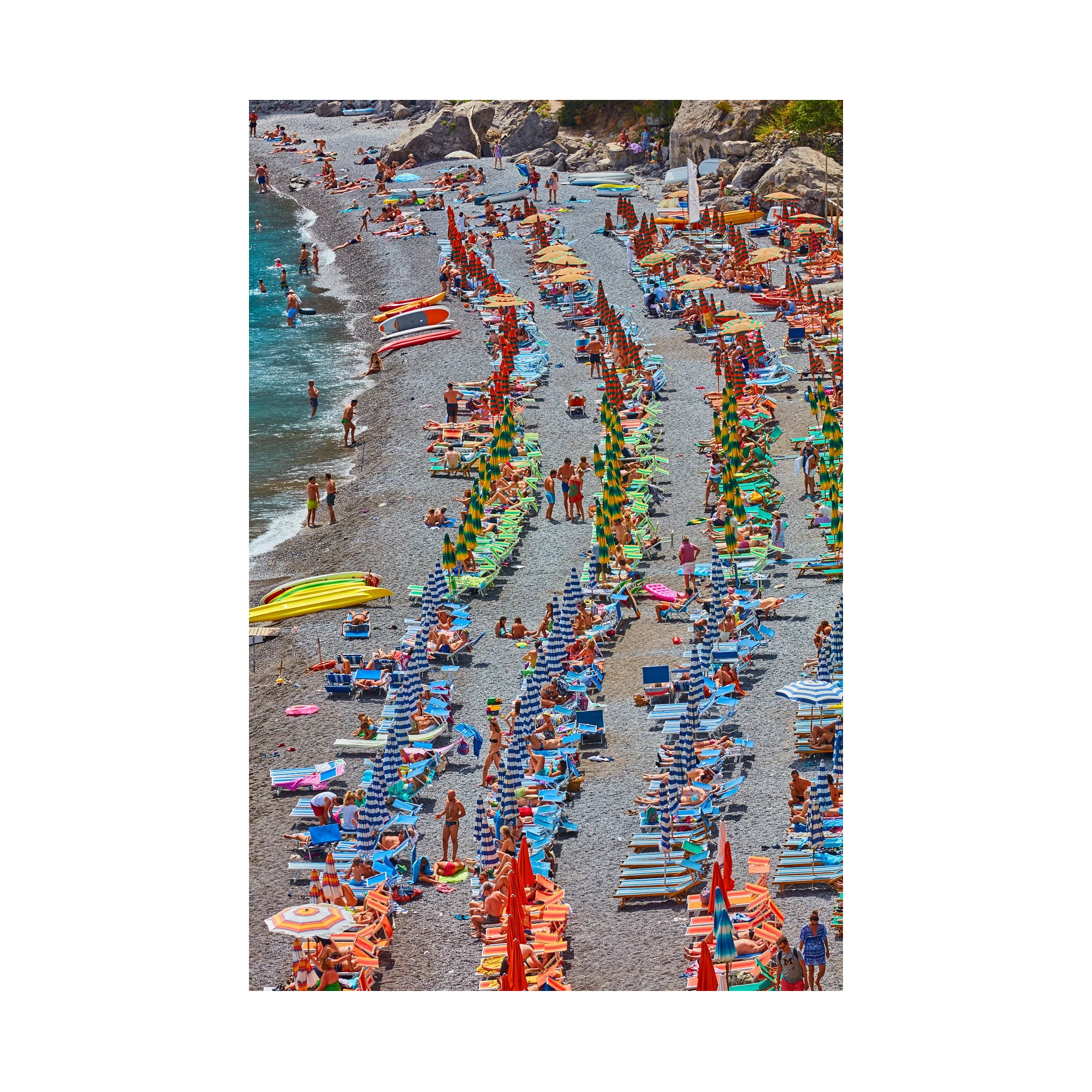 Fornillo Beach, Amalfi Coast, Vertical Print, print only