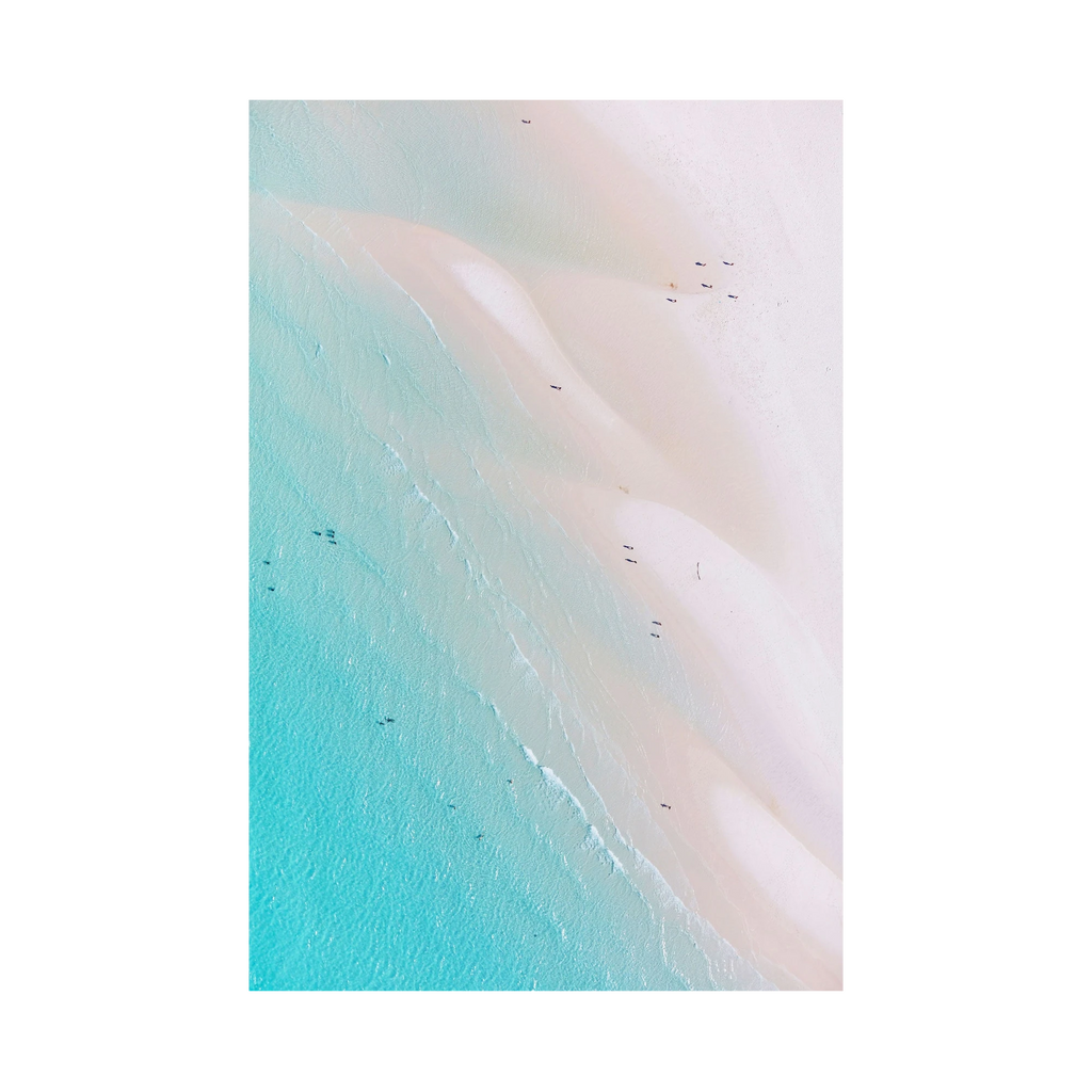Gradient, Whitehaven Beach, Vertical Print, print only