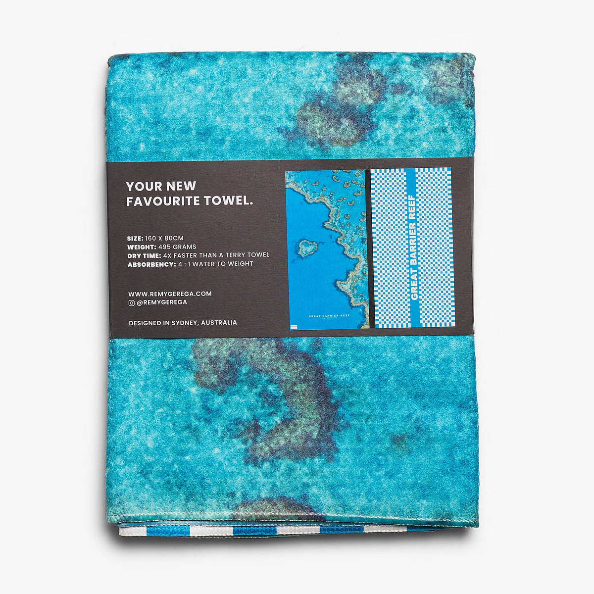 Great Barrier Reef Quick-Dry Beach Towel