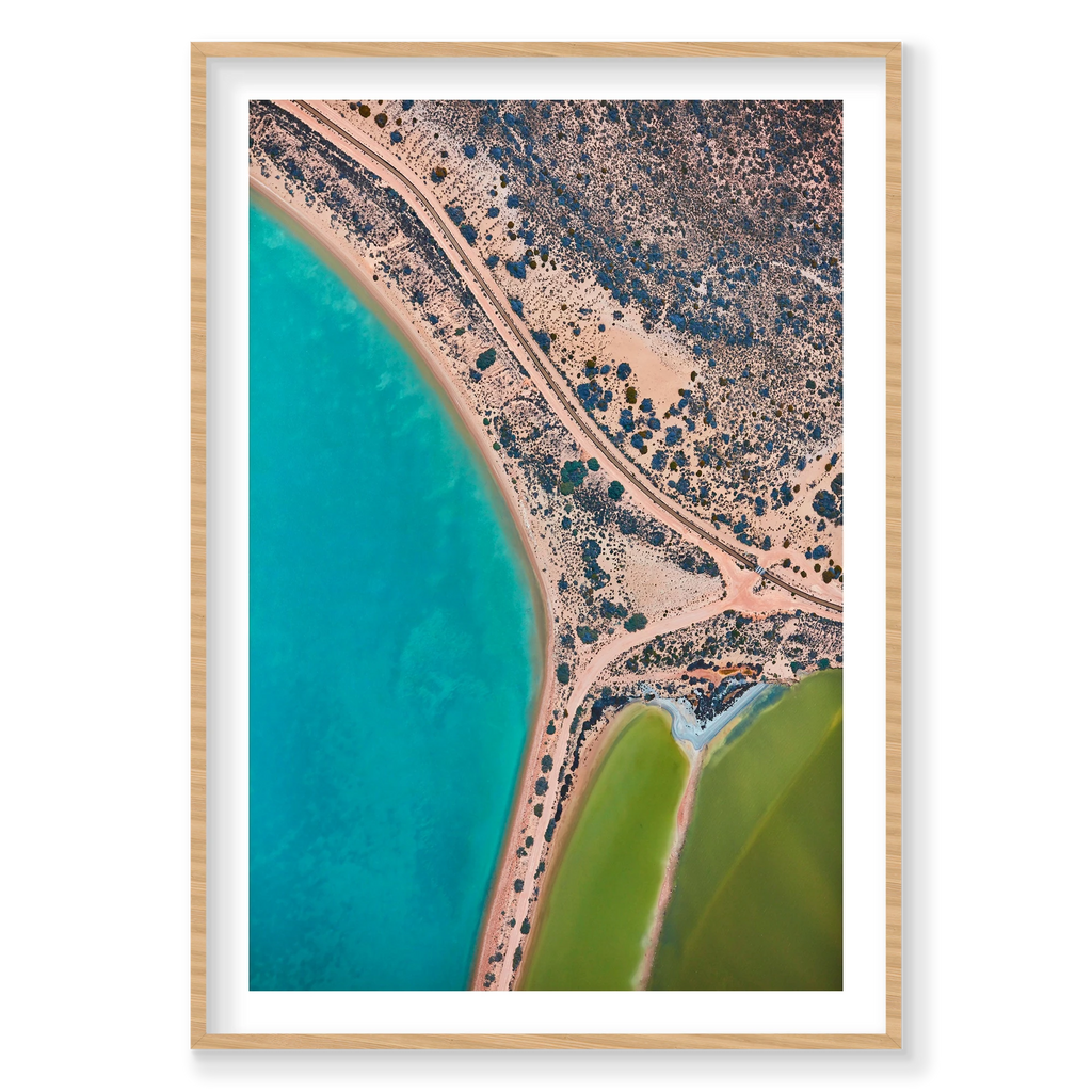 Hues, Carrarang, Vertical Print, natural Victorian Ash frame