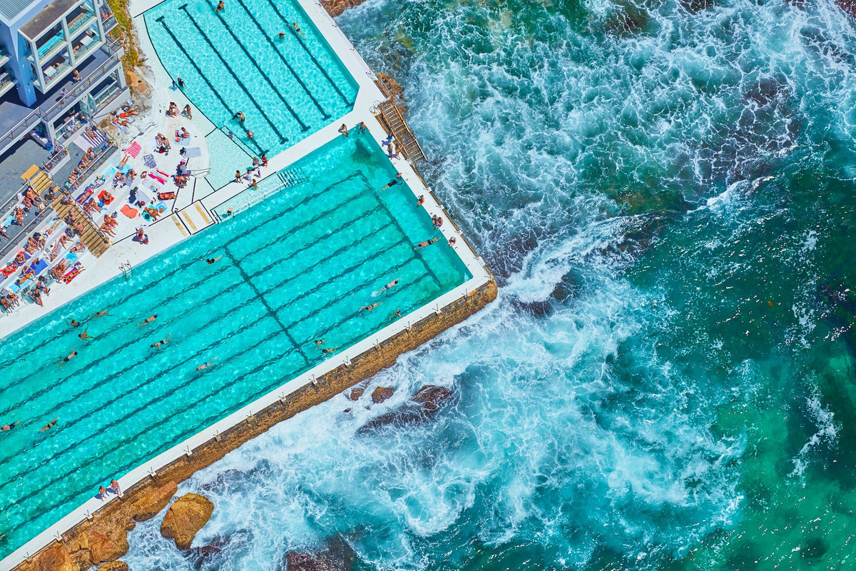 Icebergs Pool, Horizontal Print - source print